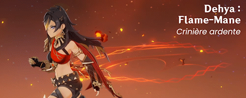 Écho de Dehya : Crinière ardente, Écho peinturé Genshin Impact