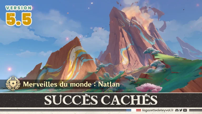 5.5 Succès cachés Natlan, Genshin Impact