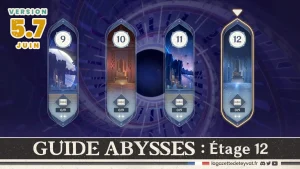 Profondeurs spiralées, Abysses 5.7, étage 12 Genshin Impact