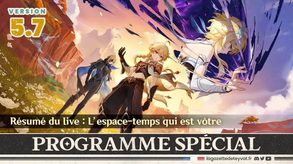 Programme spécial 5.7 Genshin impact