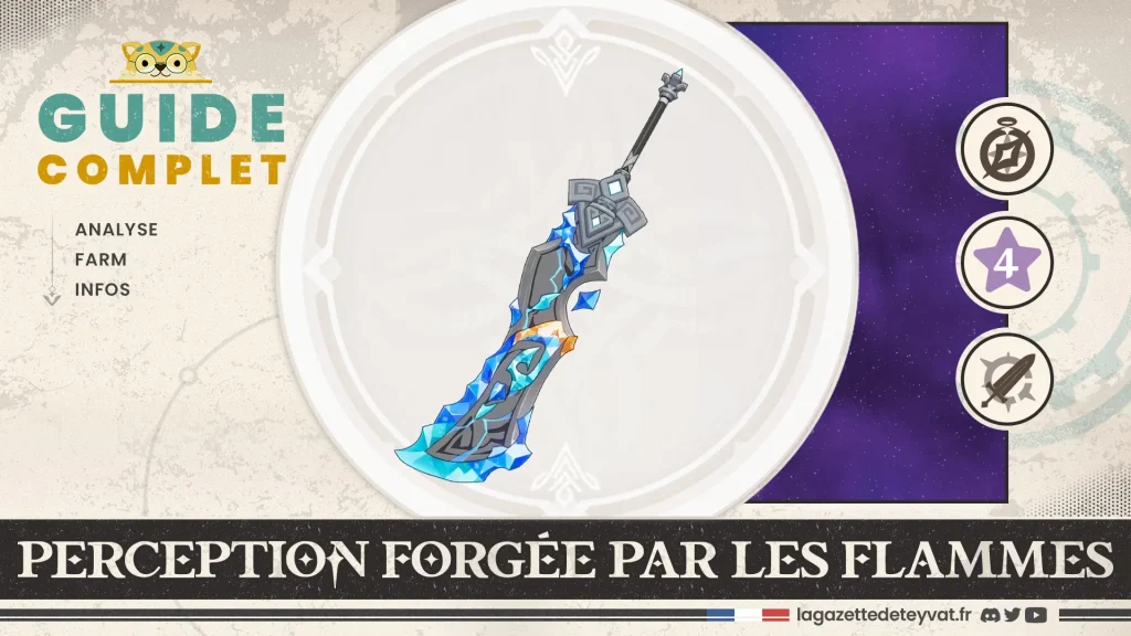 Perception forgée par les flammes, Genshin Impact, guide complet, farm, personnages conseillés