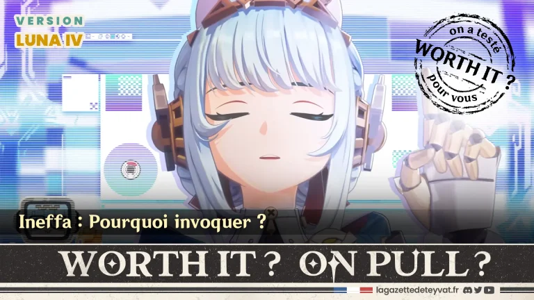 Ineffa Genshin Impact, analyse du personnage à invoquer, lore, gameplay et design