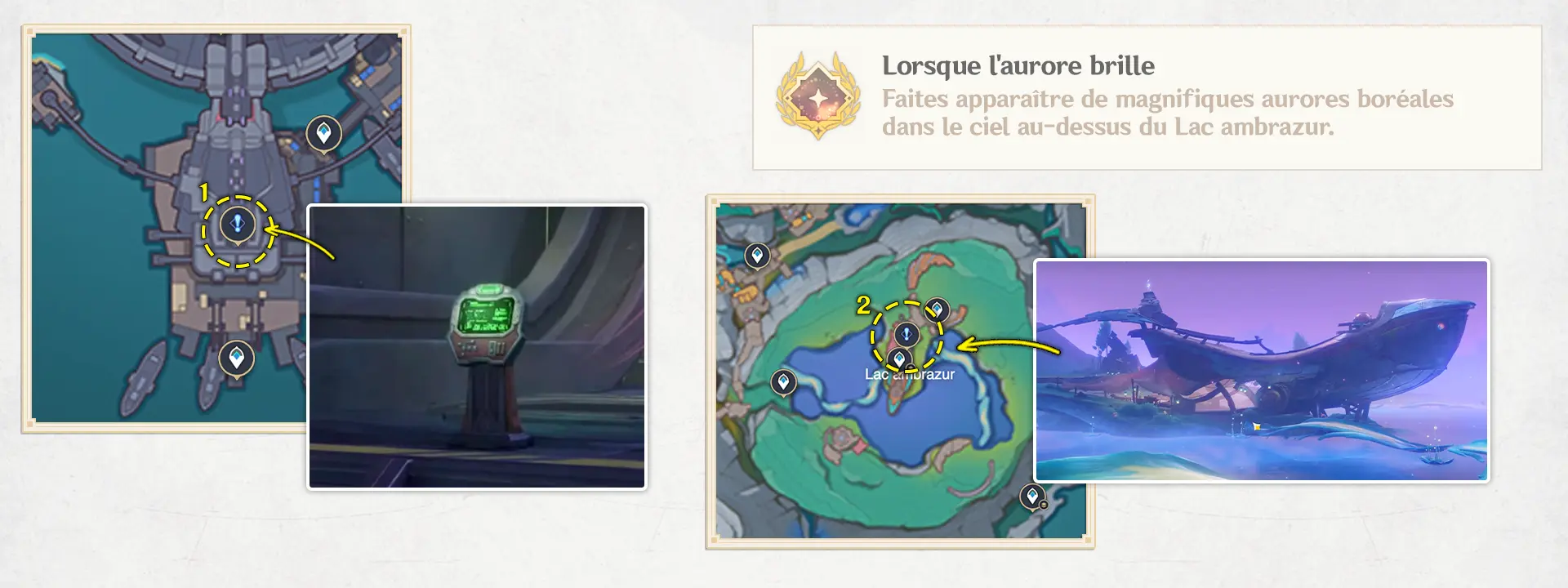 Lorsque l'aurore brille, Succès Genshin Impact