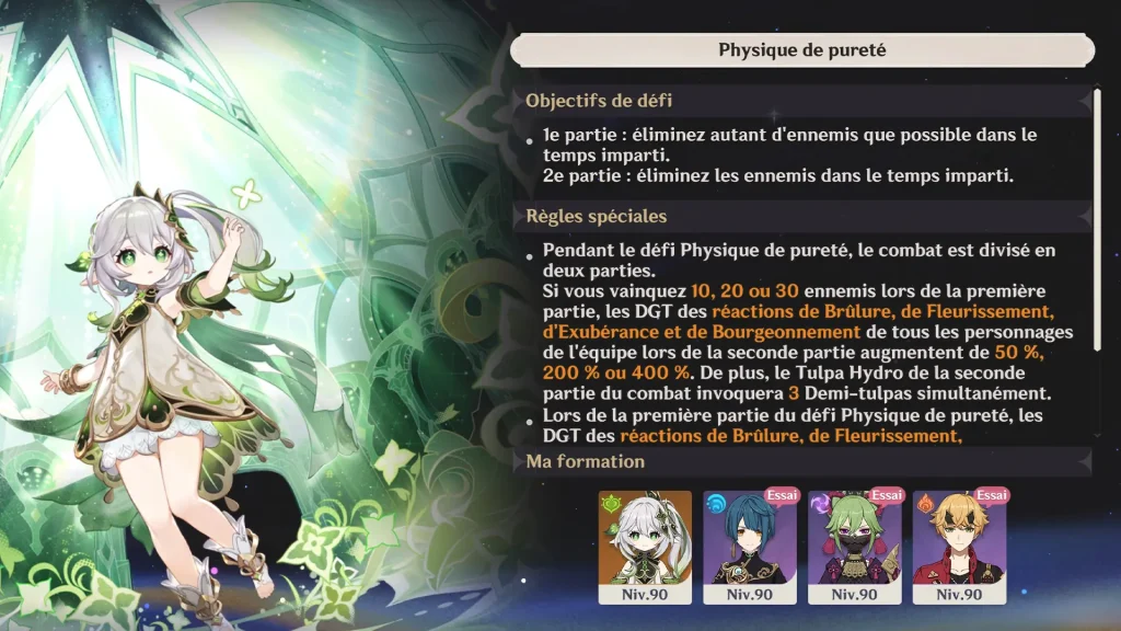 Défi de Nahida, Écho peinturé, Genshin Impact