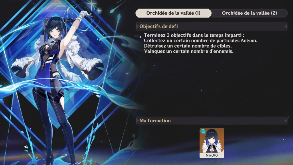 Défi de Yelan, Écho peinturé, Genshin Impact