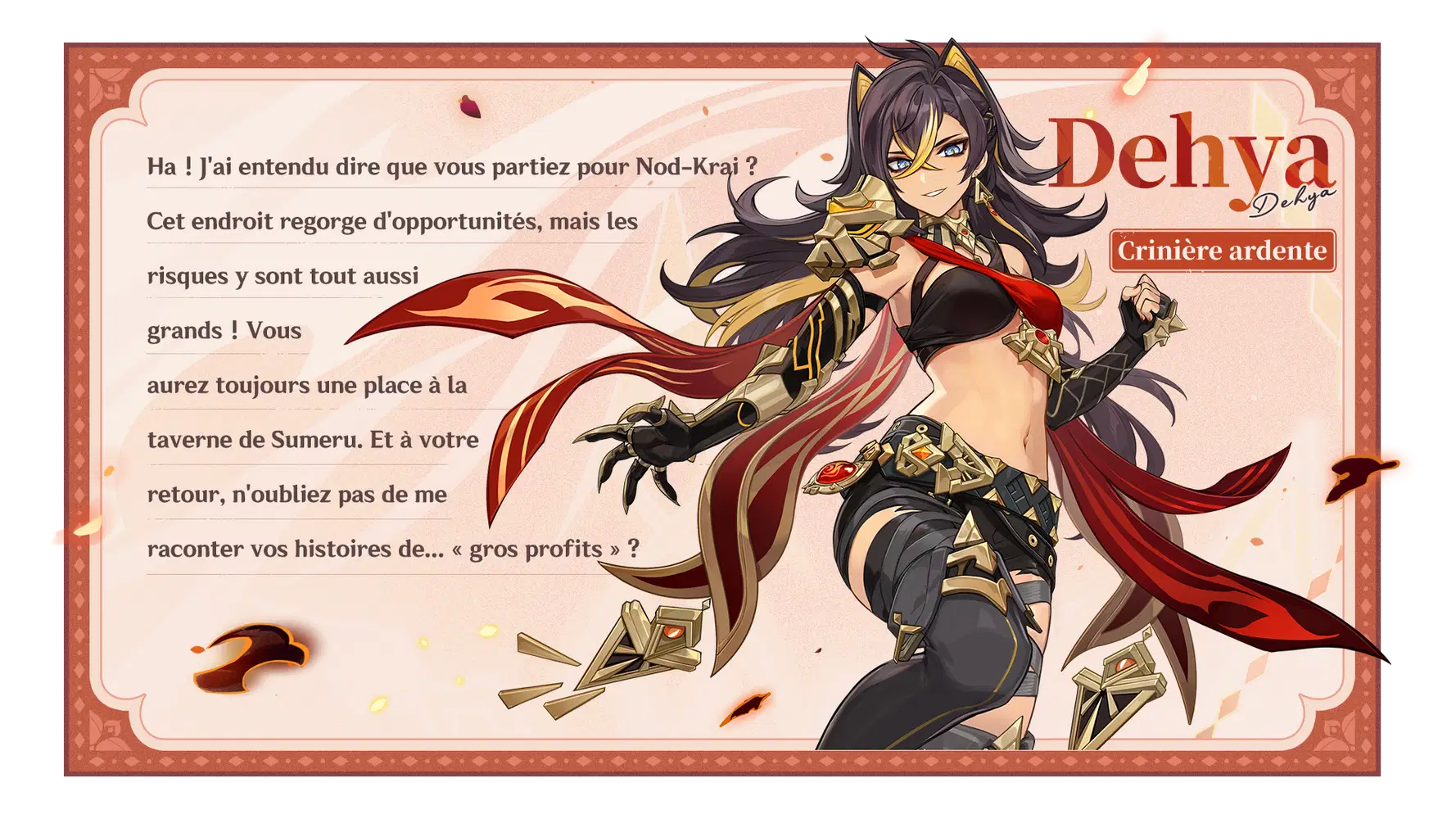 Dehya Bannière Nostalgie Sumeru