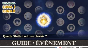 Forger son caractère et son chemin Genshin Impact Luna I Luna II
