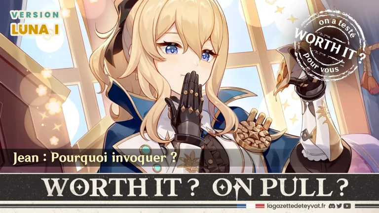 Jean Genshin Impact, analyse du personnage à invoquer, lore, gameplay et design