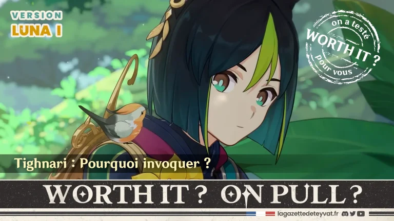Tighnari Genshin Impact, analyse du personnage à invoquer, lore, gameplay et design