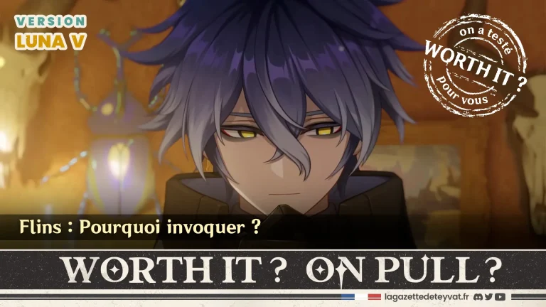 Flins Genshin Impact, analyse du personnage à invoquer, lore, gameplay et design