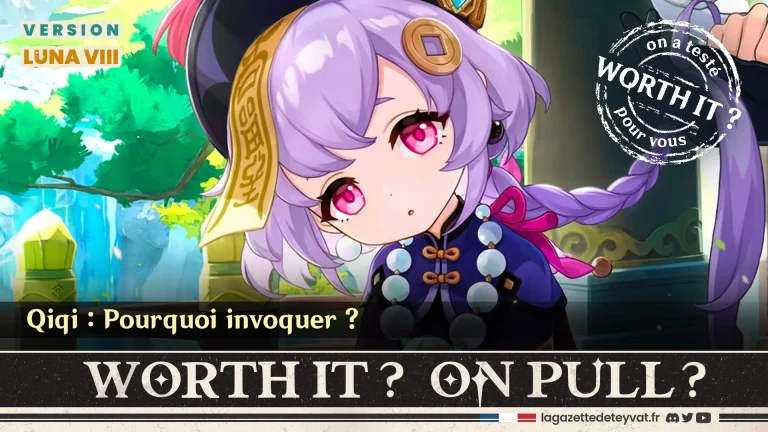 Qiqi Genshin Impact, analyse du personnage à invoquer, lore, gameplay et design