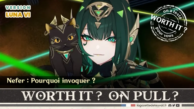 Nefer Genshin Impact, analyse du personnage à invoquer, lore, gameplay et design