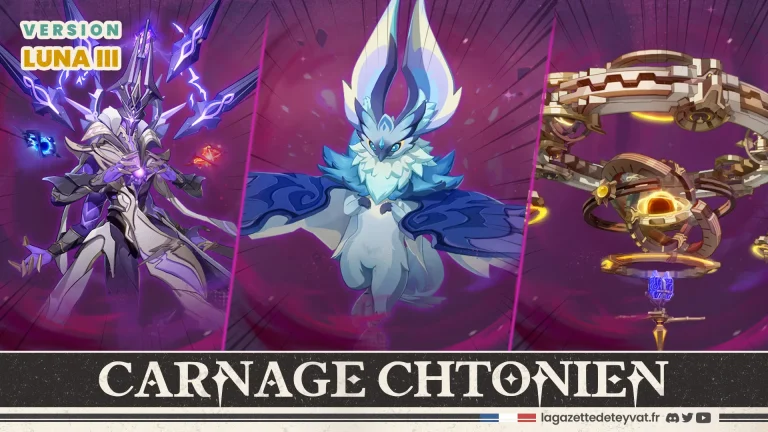 Carnage chtonien Luna III, guide genshin impact