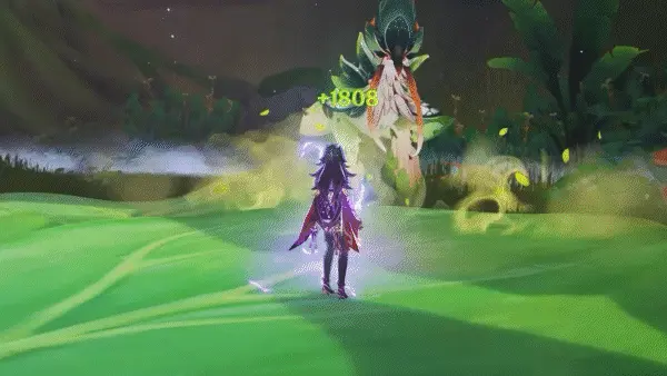Défi de Dehya, tutoriel 2, Écho peinturé, Genshin Impact