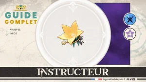 Instructeur Genshin Impact, guide artéfact