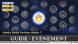 Forger son caractère et son chemin Genshin Impact Luna III Luna IV