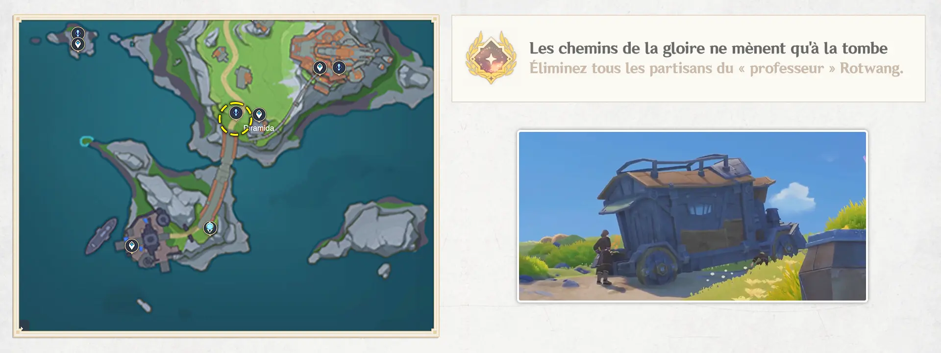 Les chemins de la gloire ne mènent qu'à la tombe, succès Genshin Impact