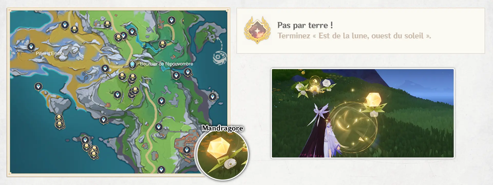 Pas par terre !, succès Genshin Impact