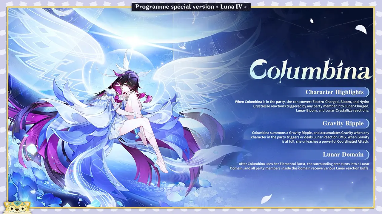 Columbina Genshin Impact Luna IV