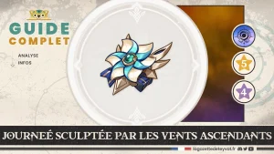 Journée sculptée par les vents ascendants Genshin Impact, guide artéfact