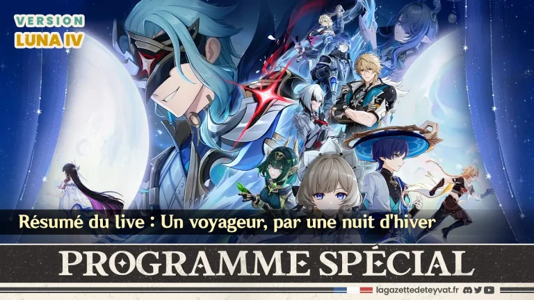Programme spécial Luna IV Genshin impact