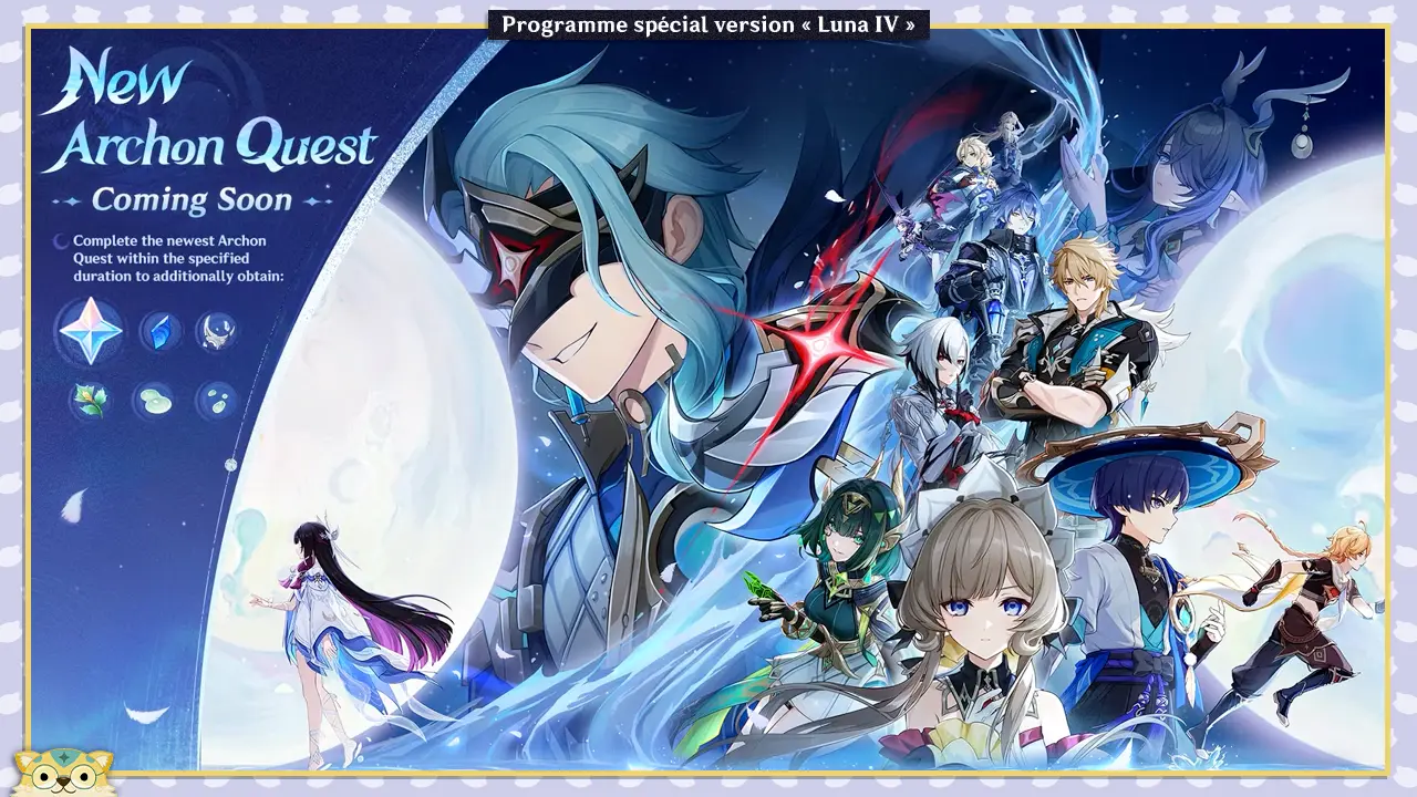 Quête d'Archons Genshin Impact Luna IV