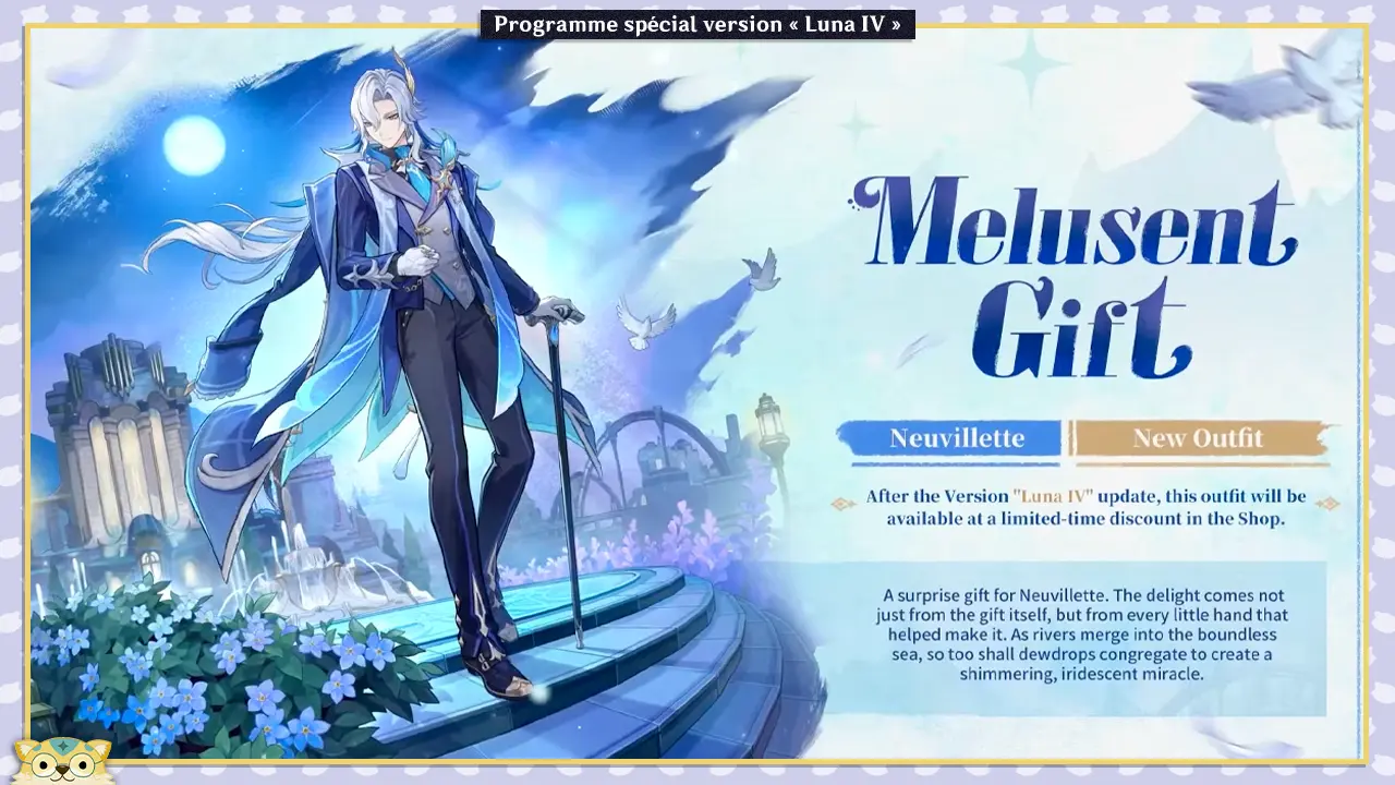 Skins Neuvillette Genshin Impact Luna IV