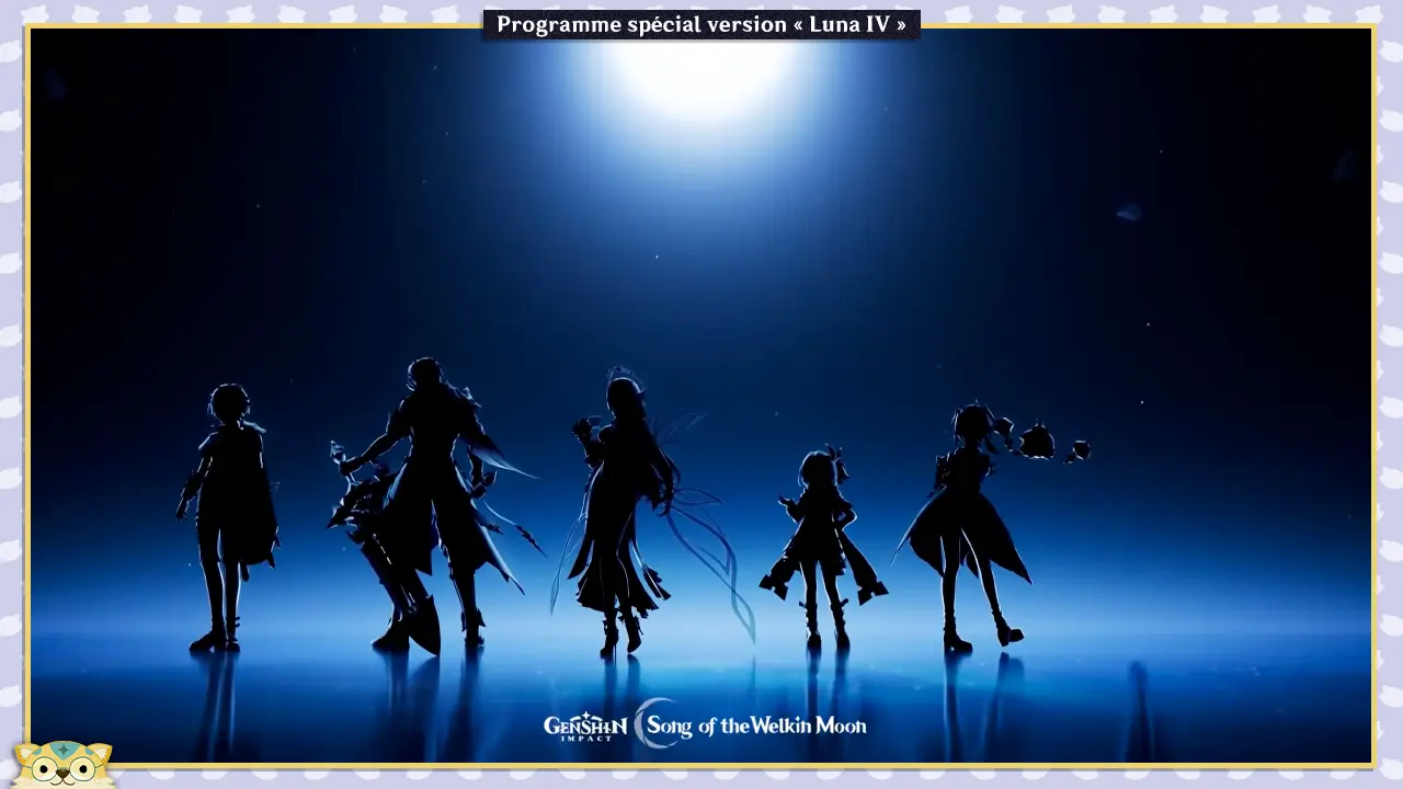 Teaser personnages Genshin Impact Luna IV