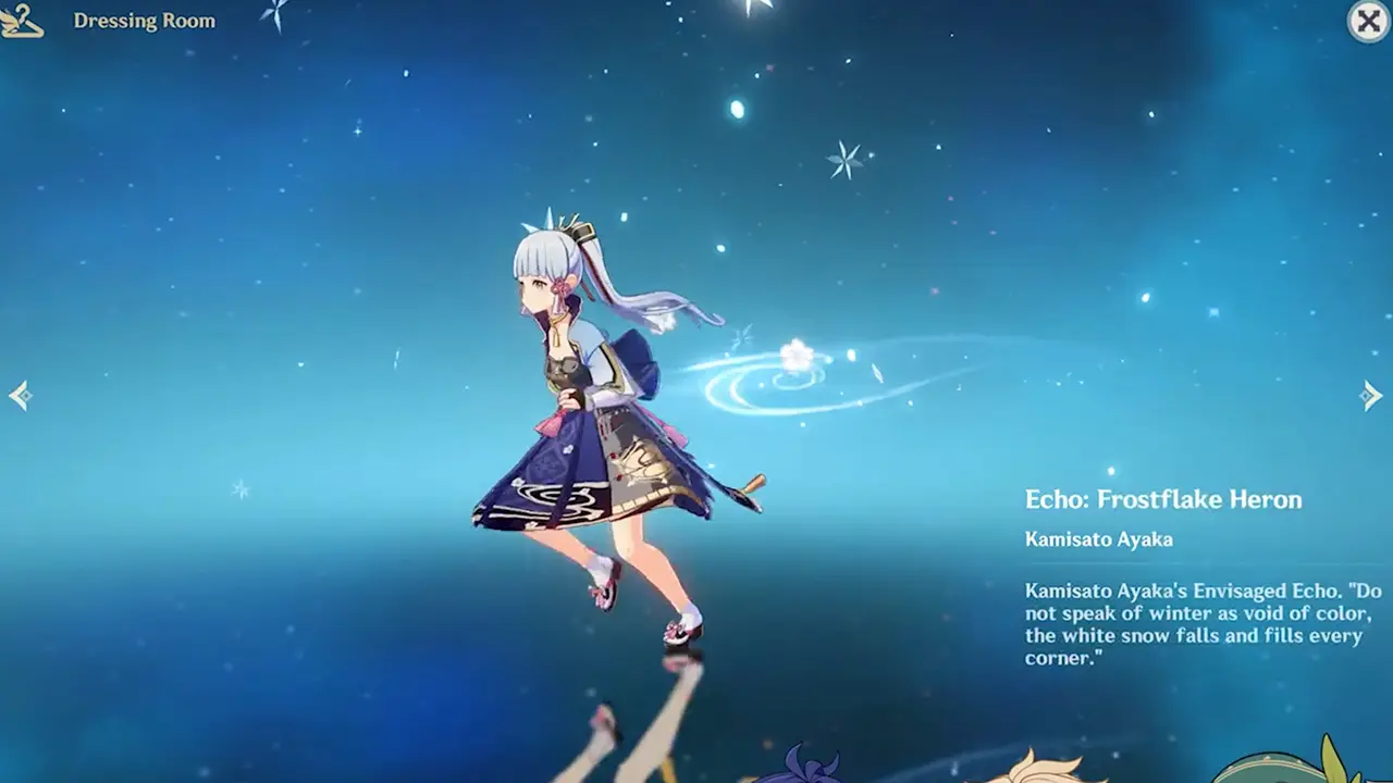 Écho peinturé Ayaka Genshin Impact Luna V
