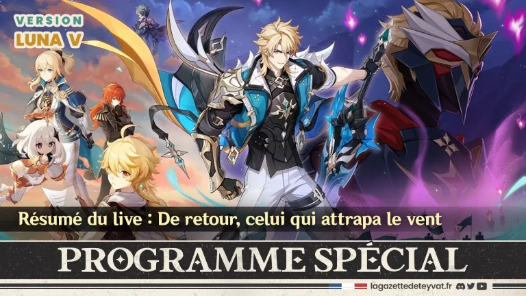 Programme spécial Luna V Genshin impact