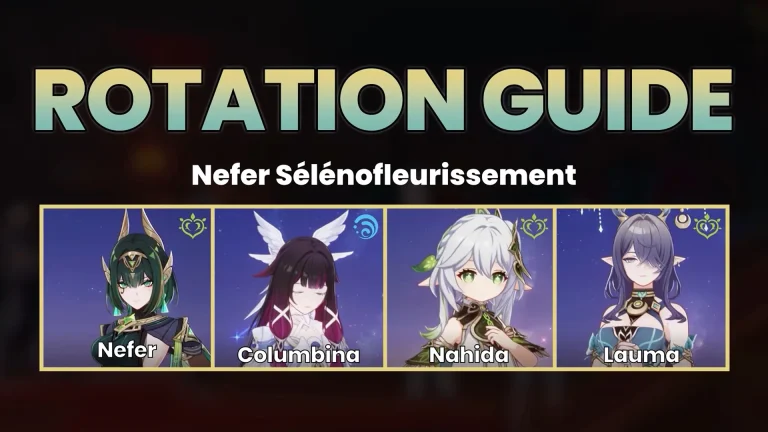 rotation Nefer Columbina Sélénofleurissement