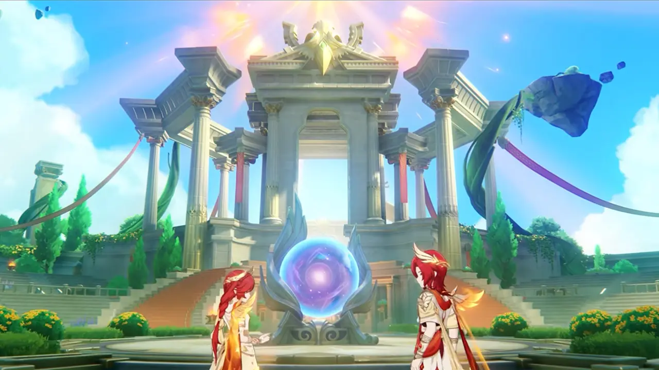 Paradisia miliastral décors Genshin Impact Luna V