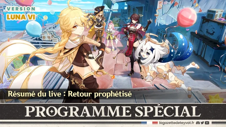 Programme spécial Luna VI Genshin Impact