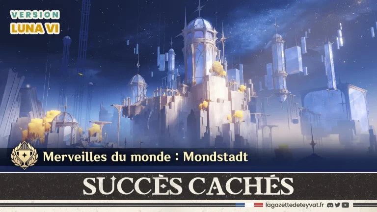 Luna VI Succès cachés Mondstadt, Genshin Impact