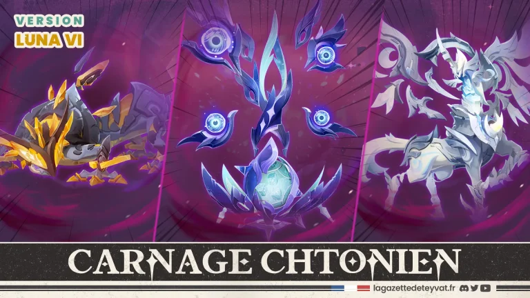 Carnage chtonien Luna VI, guide genshin impact