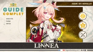 Linnea Genshin Impact, guide complet, farm, build, synergies, rotations