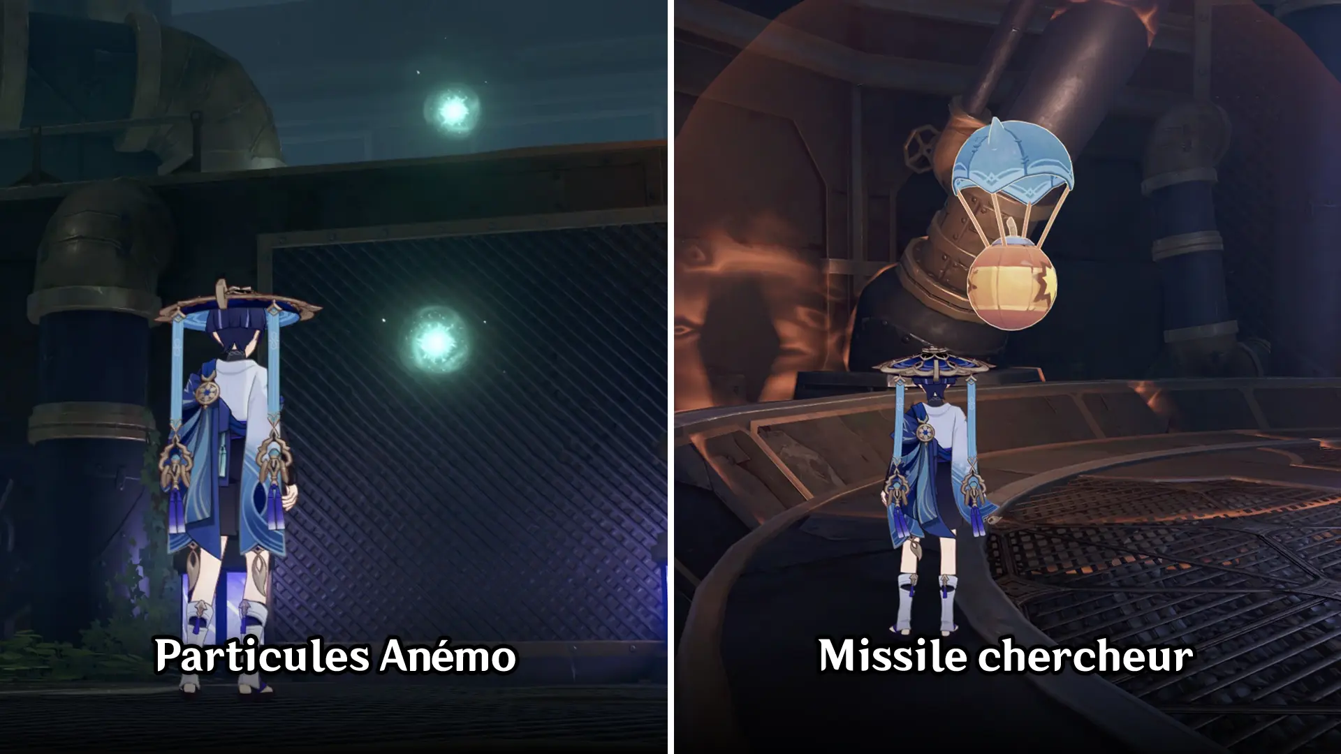 Écho peinturé Nomade - Particules et missiles