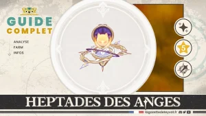 Heptades des anges, Genshin Impact, guide complet, farm, personnages conseillés