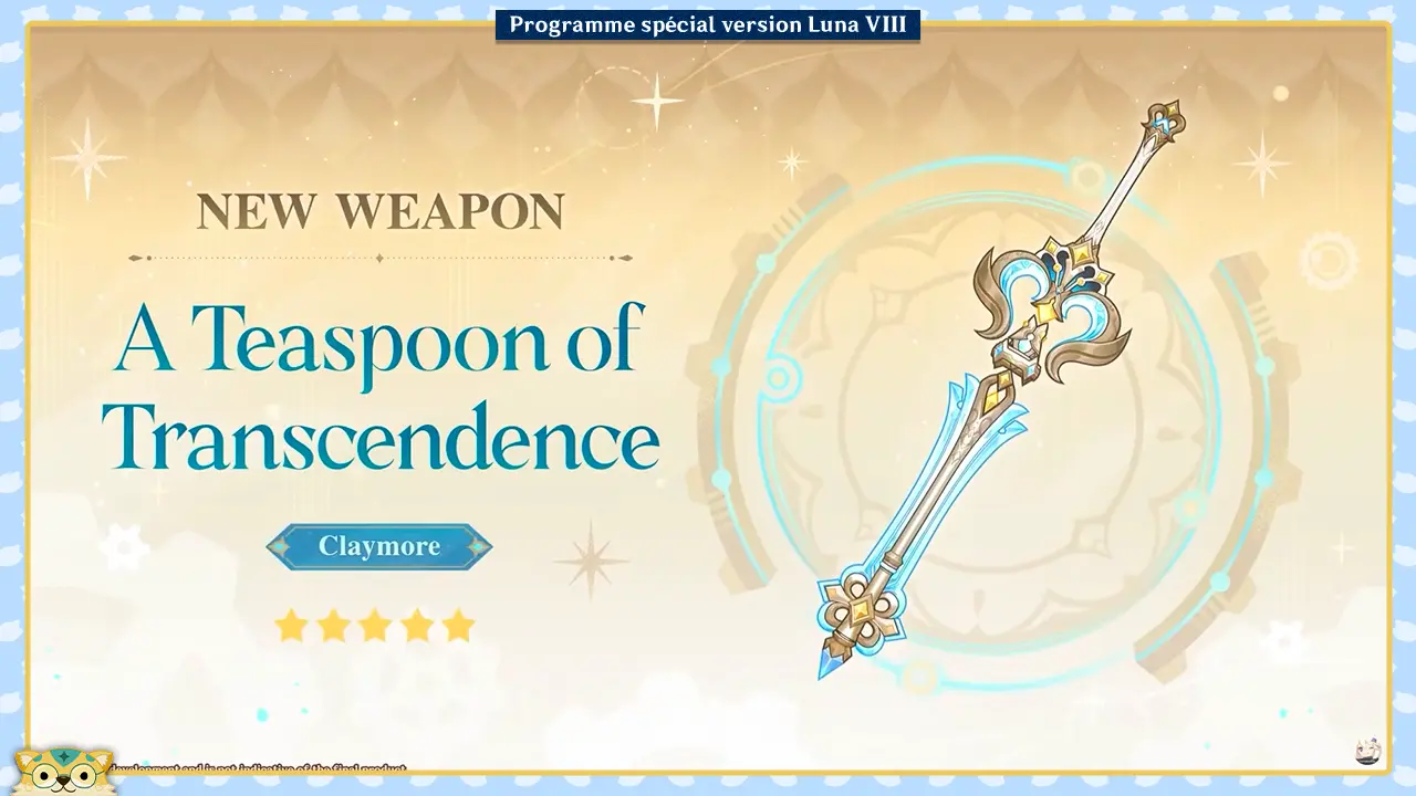 Arme Genshin Impact Luna VIII