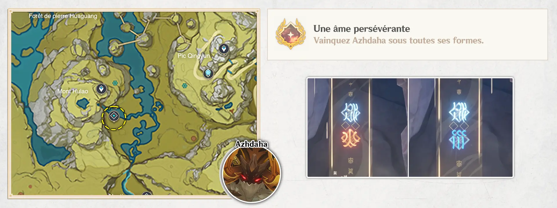 Azhdaha - Une âme persévérante, succès Genshin Impact