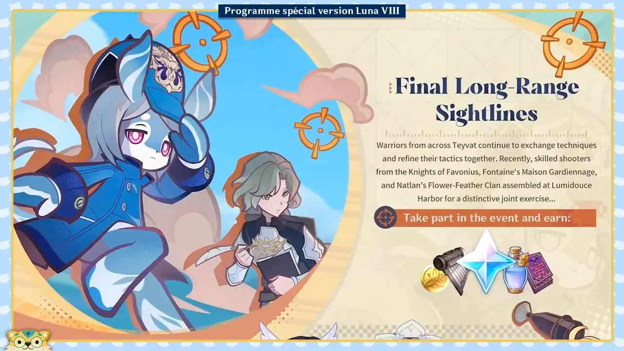 Événement 2 Genshin Impact Luna VIII