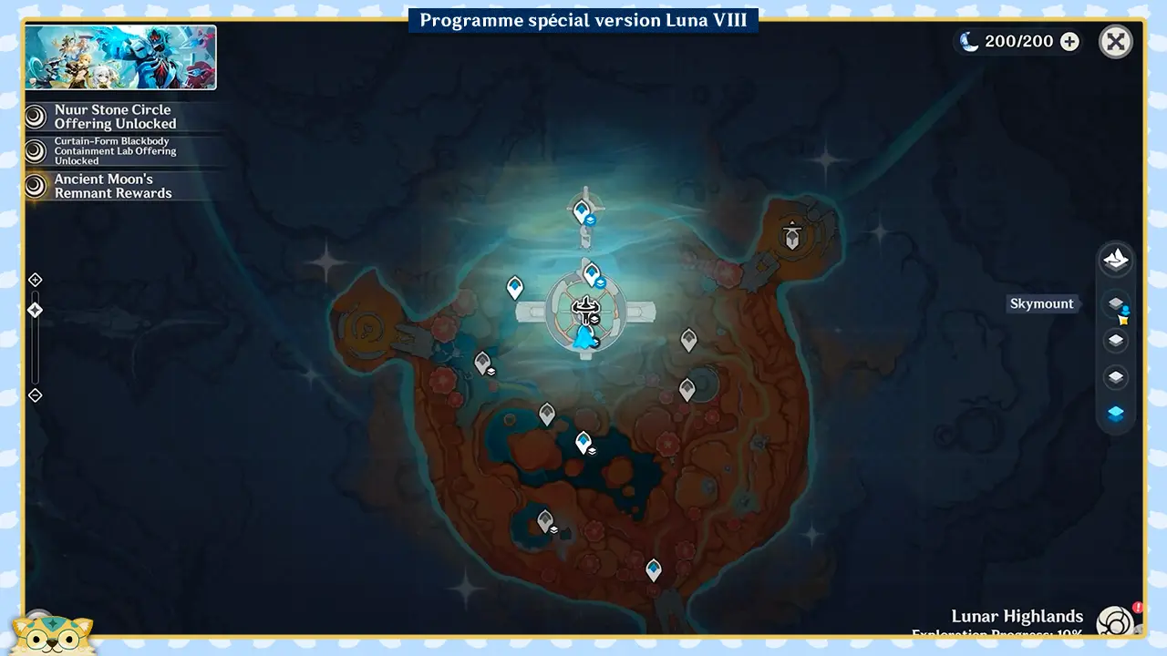 Optimisations Genshin Impact Luna VIII
