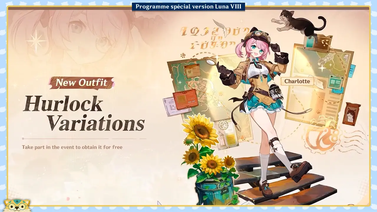 Skin Charlotte Genshin Impact Luna VIII