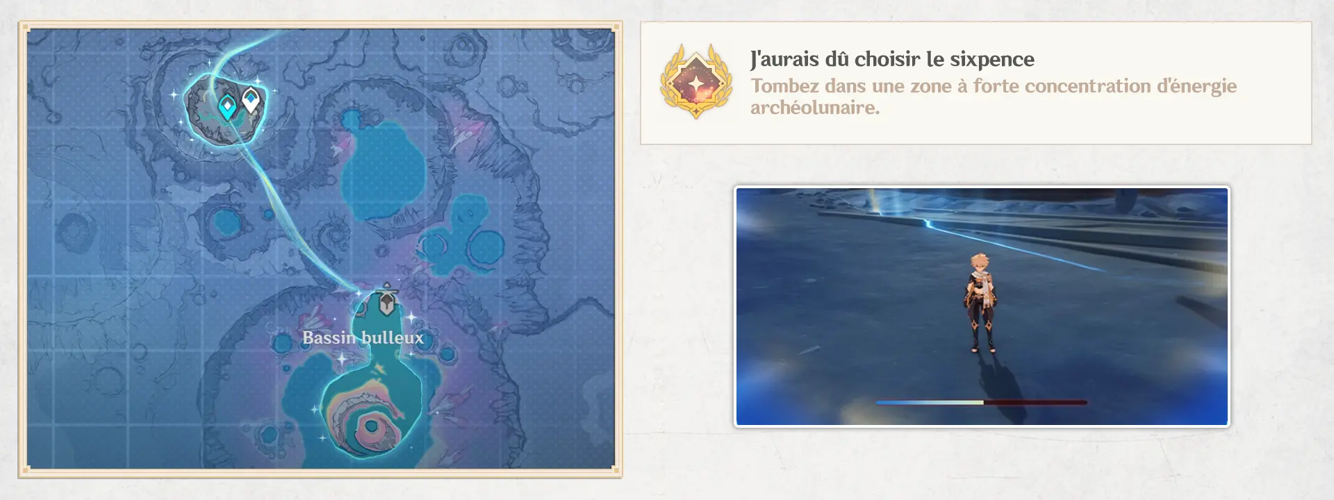 J'aurais dû choisir le sixpence, succès Genshin Impact