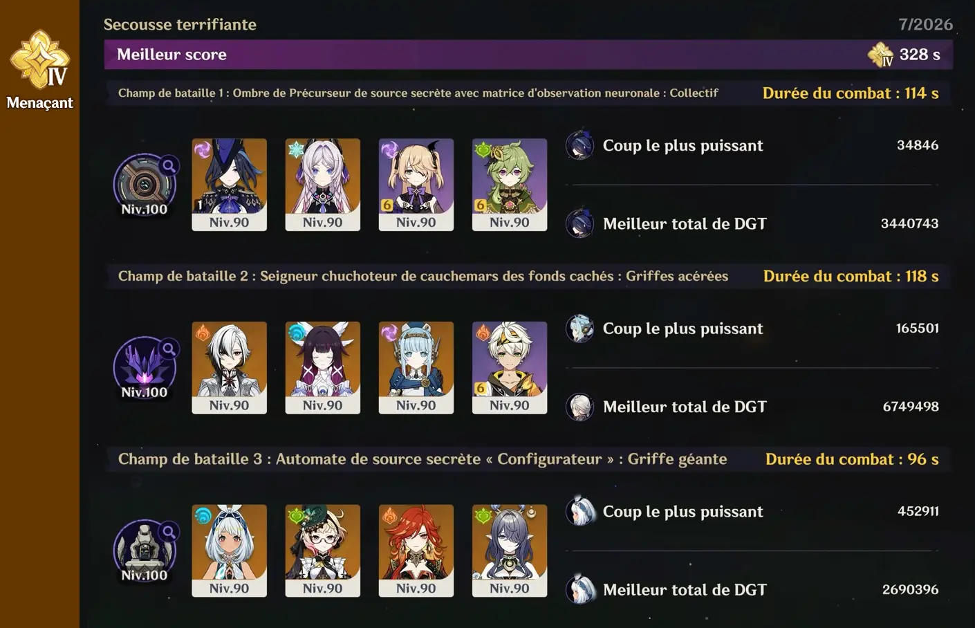 Carnage chtonien IV - Luna VIII - teams Onazelf